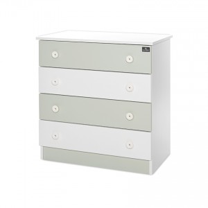 Συρταριέρα Lorelli Bertoni Dresser - White Milky Green (10170070040A) Συρταριέρα Lorelli Bertoni Dresser - White Milky Green (10170070040A)