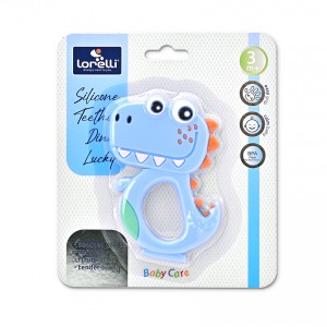 Lorelli Μασητικό Οδοντοφυΐας Σιλικόνης Dino Lucky Blue(10210820001) Lorelli Μασητικό Οδοντοφυΐας Σιλικόνης Dino Lucky Blue(10210820001)