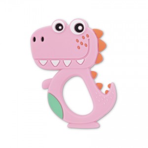 Lorelli Μασητικό Οδοντοφυΐας Σιλικόνης Dino Lucky Pink (10210820002)  Lorelli Μασητικό Οδοντοφυΐας Σιλικόνης Dino Lucky Pink (10210820002)