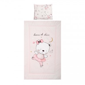 Lorelli Σετ Προίκα Μωρού Cosy 3 τμχ Ranforce Pink Ballarina Bear (10420015101) Lorelli Σετ Προίκα Μωρού Cosy 3 τμχ Ranforce Pink Ballarina Bear (10420015101)