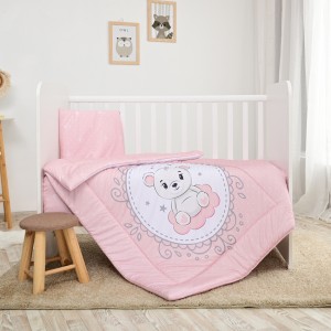 Lorelli Σετ Προίκα Μωρού Cosy 3 τμχ Ranforce Little Bear Pink (10420015902) Lorelli Σετ Προίκα Μωρού Cosy 3 τμχ Ranforce Little Bear Pink (10420015902)