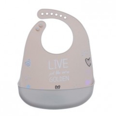 Gamberritos Σαλιάρα Σιλικόνης Live Beige (10860-3) Gamberritos Σαλιάρα Σιλικόνης Live Beige (10860-3)