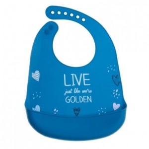 Gamberritos Σαλιάρα Σιλικόνης Live Blue (10860-2) Gamberritos Σαλιάρα Σιλικόνης Live Blue (10860-2)