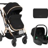 Kikka Boo Καρότσι Μετατρεπόμενο 3 in 1 Kaia Black (31001010239)
