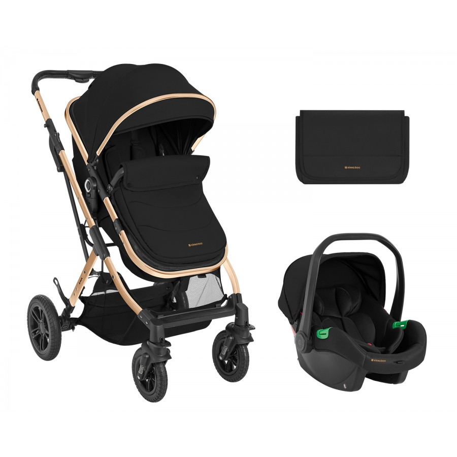 Kikka Boo Καρότσι Μετατρεπόμενο 3 in 1 Kaia Black (31001010239)