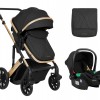 KikkaBoo Καρότσι Darling 3 σε 1 Black (31001010247)