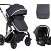 KikkaBoo Καρότσι Darling 3 σε 1 Dark Grey (31001010248)
