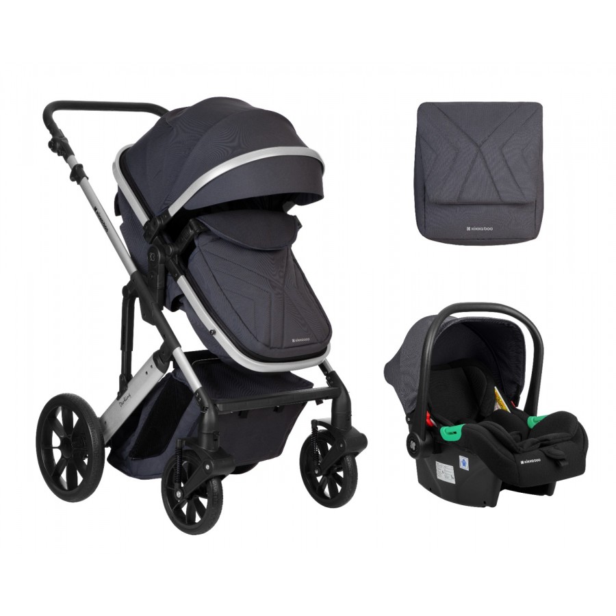 KikkaBoo Καρότσι Darling 3 σε 1 Dark Grey (31001010248)