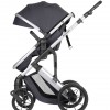 KikkaBoo Καρότσι Darling 3 σε 1 Dark Grey (31001010248)