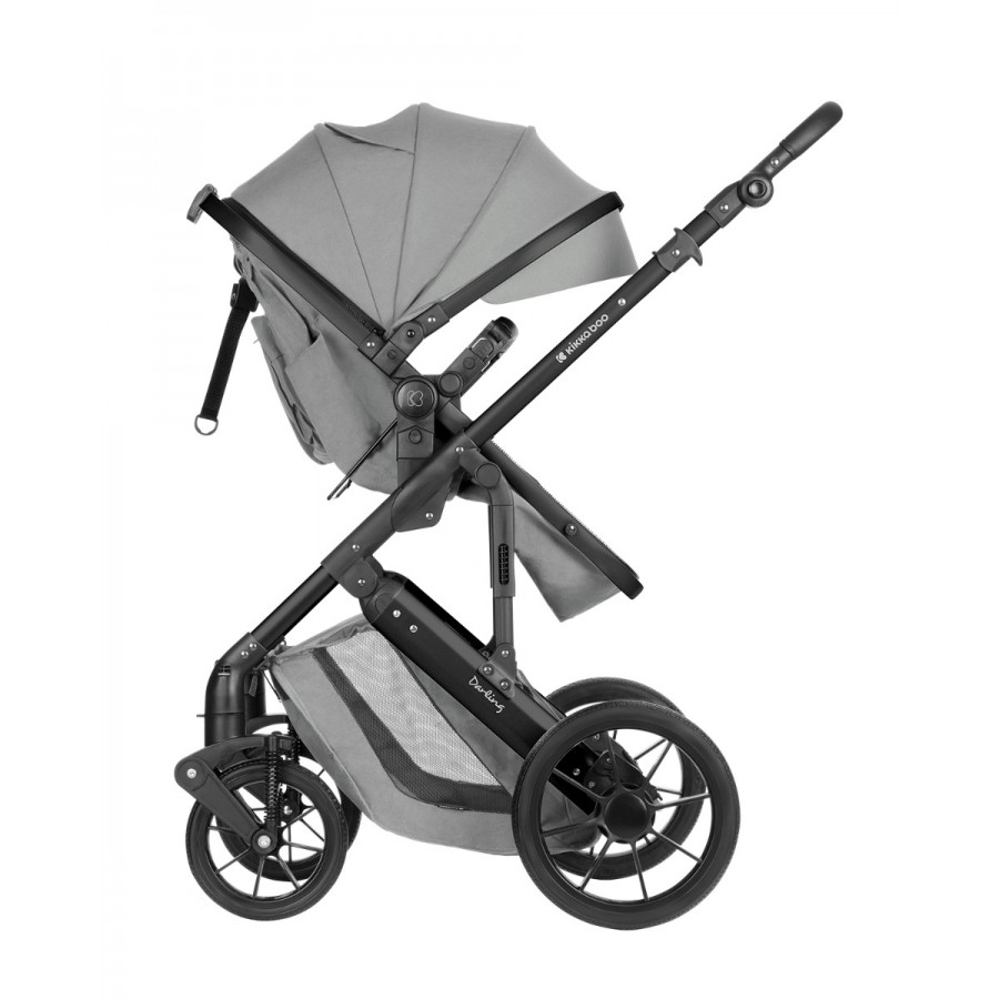 KikkaBoo Καρότσι Darling 3 σε 1 Light Grey (31001010249)