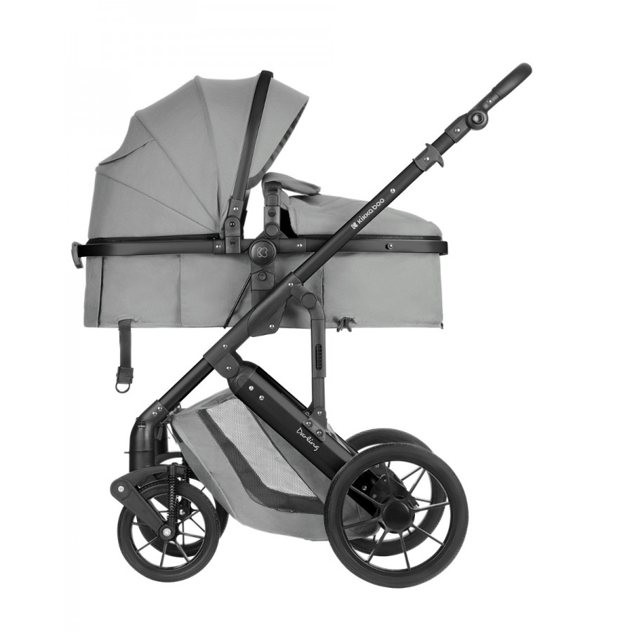 KikkaBoo Καρότσι Darling 3 σε 1 Light Grey (31001010249)