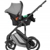 KikkaBoo Καρότσι Darling 3 σε 1 Light Grey (31001010249)