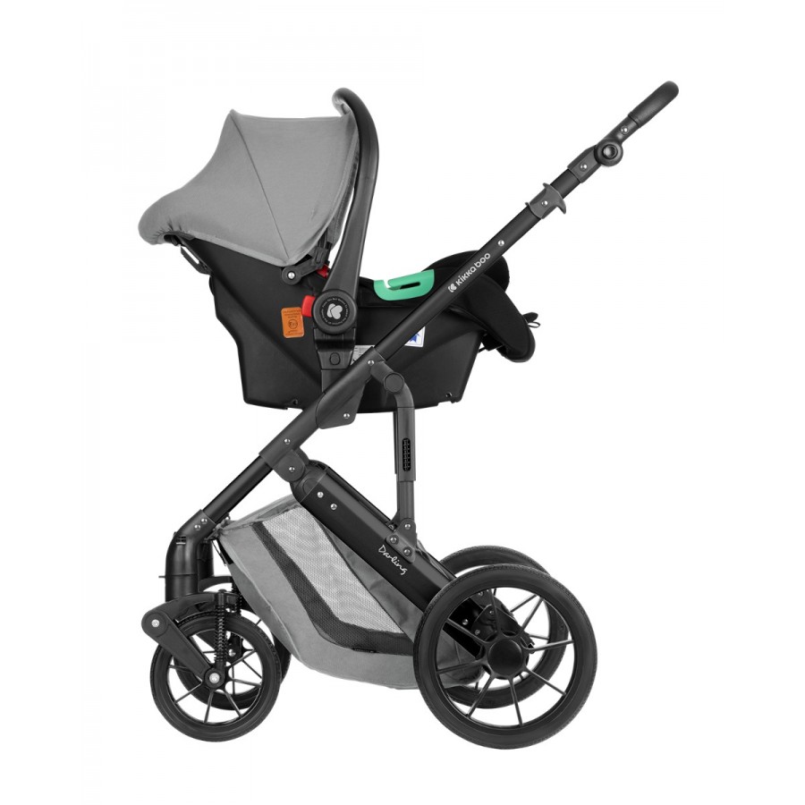 KikkaBoo Καρότσι Darling 3 σε 1 Light Grey (31001010249)