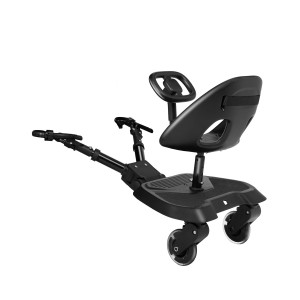 Kikkaboo Τρέιλερ για 2ο παιδί με κάθισμα πλάτη και τιμόνι (31001090002) Kikkaboo Τρέιλερ για 2ο παιδί με κάθισμα πλάτη και τιμόνι (31001090002)