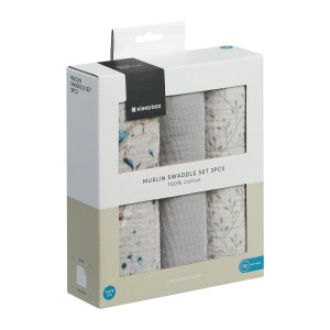 Kikkaboo Πάνες Αγκαλιάς από μουσελίνα set 3 pcs 75x75 cm Dreamy Fields Grey (31103010111) Kikkaboo Πάνες Αγκαλιάς από μουσελίνα set 3 pcs 75x75 cm Dreamy Fields Grey (31103010111)