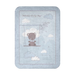 Kikka Boo Κουβέρτα Κούνιας Βελουτέ 110x140cm Dream Big Blue (31103020160) Kikka Boo Κουβέρτα Κούνιας Βελουτέ 110x140cm Dream Big Blue (31103020160)