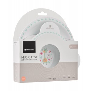 Kikka Boo Σετ Μπολ Και Πιάτο Music Fest (31302040158) Kikka Boo Σετ Μπολ Και Πιάτο Music Fest (31302040158)