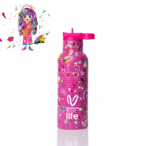 Eco Life Θερμός από ανοξείδωτο ατσάλι Rainbow 500ml (33-BO-2325) Eco Life Θερμός από ανοξείδωτο ατσάλι Rainbow 500ml (33-BO-2325)