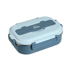 Eco Life Φαγητοδοχείο 1lt 3 θέσεων Γαλάζιο (33-FC-9092) Eco Life Φαγητοδοχείο 1lt 3 θέσεων Γαλάζιο (33-FC-9092)