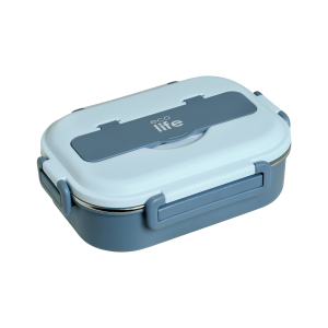 Eco Life Φαγητοδοχείο 1lt 3 θέσεων Γαλάζιο (33-FC-9092) Eco Life Φαγητοδοχείο 1lt 3 θέσεων Γαλάζιο (33-FC-9092)