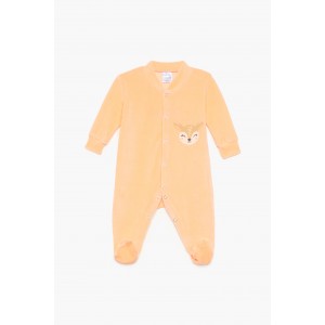 Pretty Baby Φορμάκι Βελουτέ μακρύ μανίκι Ελεφαντάκι (35564)