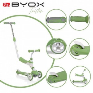 Byox Scooter με Λαβή γονέα Tristar Green (3800146225452) Byox Scooter με Λαβή γονέα Tristar Green (3800146225452)