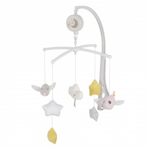 Cangaroo Μουσικό Κρεμαστό Περιστρεφόμενο Carouzel Κούνιας Dreamy  white TT802 (3800146271077) Cangaroo Μουσικό Κρεμαστό Περιστρεφόμενο Carouzel Κούνιας Dreamy  white TT802 (3800146271077)