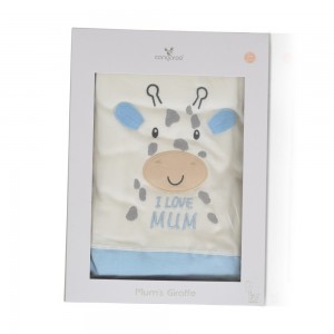 Cangaroo Κουβέρτα 90/100 cm Mum`s giraffe blue - 7689 (3800146271305) Cangaroo Κουβέρτα 90/100 cm Mum`s giraffe blue - 7689 (3800146271305)