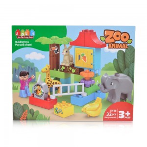 Jdlt Εκπαιδευτικά Τουβλάκια 32pcs Zoo 5448 (3801005600274) Jdlt Εκπαιδευτικά Τουβλάκια 32pcs Zoo 5448 (3801005600274)