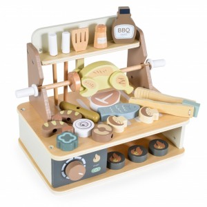 Moni Toys Σετ Κουζίνα Wooden Barbecue Set - 24070 (3801005600700) Moni Toys Σετ Κουζίνα Wooden Barbecue Set - 24070 (3801005600700)