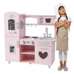 Moni Toys Ξύλινη Κουζίνα Pink 7268 (3801005600779) Moni Toys Ξύλινη Κουζίνα Pink 7268 (3801005600779)