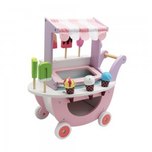 Moni Toys Ξύλινο Παγωτατζίδικο τρόλεϊ Pink W10A095 (3801005601707) Moni Toys Ξύλινο Παγωτατζίδικο τρόλεϊ Pink W10A095 (3801005601707)