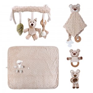 Bebestars Σετ Δώρου 5τμχ Teddy Bear Nature (60-102) Bebestars Σετ Δώρου 5τμχ Teddy Bear Nature (60-102)