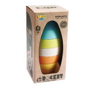 Luna Toys Πύργος Πύραυλος από βιοδιασπώμενο σιτάρι (622344) Luna Toys Πύργος Πύραυλος από βιοδιασπώμενο σιτάρι (622344)