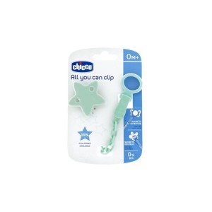 Chicco κλιπ πιπίλας All you can clip Αστέρι ( C70-04084-30)