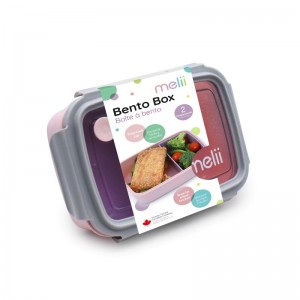 Melii – Bento 2 θέσεων 880ml  Pink-Purple (MEL21800) Melii – Bento 2 θέσεων 880ml  Pink-Purple (MEL21800)
