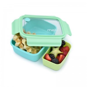 Melii – Bento 2 θέσεων 880ml  Lime-blue-Mint (MEL21850) Melii – Bento 2 θέσεων 880ml  Lime-blue-Mint (MEL21850)