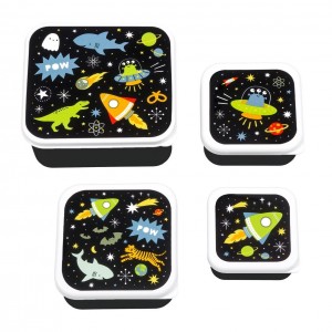 A little lovely company Σετ 4 δοχεία φαγητού Lunch & Snack Box Galaxy (SBSEGA74) A little lovely company Σετ 4 δοχεία φαγητού Lunch & Snack Box Galaxy (SBSEGA74)