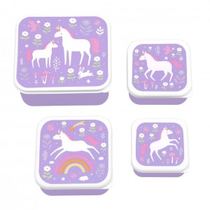 A little lovely company Σετ 4 δοχεία φαγητού Lunch & Snack Box Unicorn Dreams (SBSEUD73) A little lovely company Σετ 4 δοχεία φαγητού Lunch & Snack Box Unicorn Dreams (SBSEUD73)