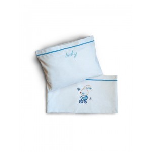Sbhome  Σετ Σεντόνια Κούνιας με κέντημα Bike Blue (52068640698621) Sbhome  Σετ Σεντόνια Κούνιας με κέντημα Bike Blue (52068640698621)