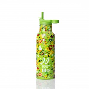 Eco Life Θερμός από ανοξείδωτο ατσάλι Borola 500ml (33-BO-2320) Eco Life Θερμός από ανοξείδωτο ατσάλι Borola 500ml (33-BO-2320)