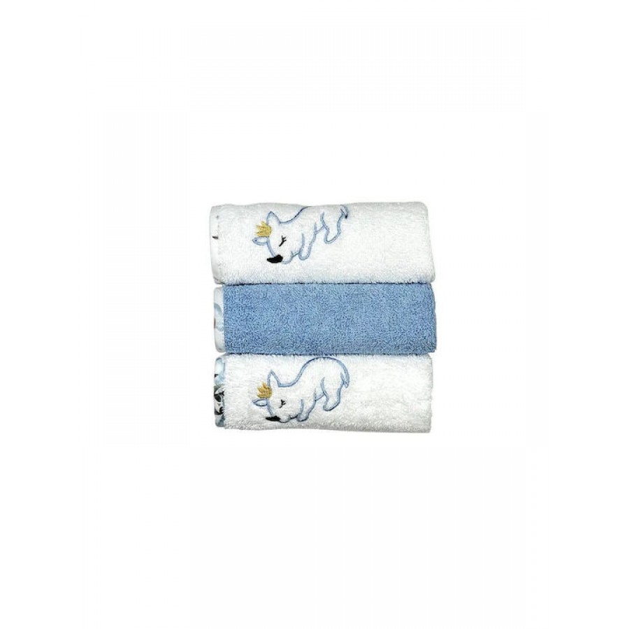 Babystar Σετ Λαβέτες 3 τεμαχίων Rhino (Σ1098)