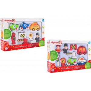 Σετ bebe οχημάτων Globo  με ήχους και φώτα (05270) Σετ bebe οχημάτων Globo  με ήχους και φώτα (05270)