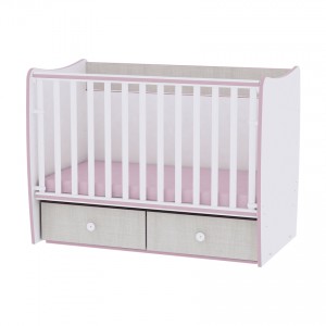 Μετατρεπόμενο Βρεφικό Κρεββάτι Lorelli Bertoni Matrix New 60x120 - Pink Crossline (10150490032A) Μετατρεπόμενο Βρεφικό Κρεββάτι Lorelli Bertoni Matrix New 60x120 - Pink Crossline (10150490032A)