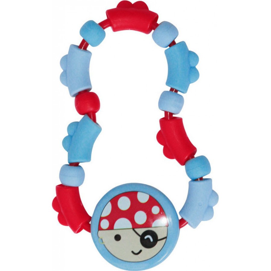 Lorelli Βρεφική Κουδουνίστρα Rattle-Teether-Twist - Blue (1021064-1)