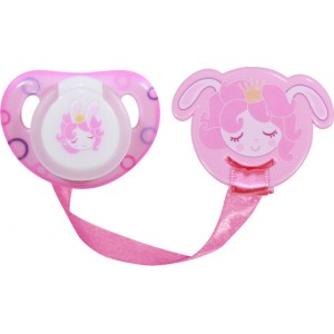 Lorelli Bertoni Πιπίλα Σιλικόνης με Κλιπ Και Κορδέλα Little Princess (10220490000-1) Lorelli Bertoni Πιπίλα Σιλικόνης με Κλιπ Και Κορδέλα Little Princess (10220490000-1)