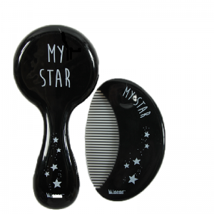 Minene Baby Hair Brush  Comb Set Βούρτσα-Χτένα -Black (18319006190) Minene Baby Hair Brush  Comb Set Βούρτσα-Χτένα -Black (18319006190)