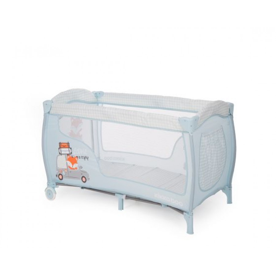 Kikkaboo Παρκοκρέβατο Dolce Sonno Blue Foxy 2 Επιπέδων (31003010042)