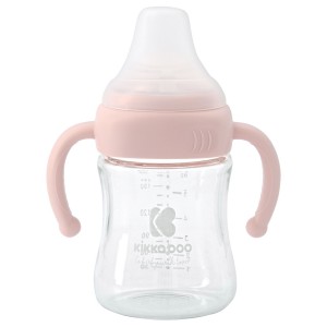 Εκπαιδευτικό ποτηράκι Kikka Boo με Θηλή Σιλικόνης Γυάλινο- Kikka boo Pink (31302020090) Εκπαιδευτικό ποτηράκι Kikka Boo με Θηλή Σιλικόνης Γυάλινο- Kikka boo Pink (31302020090)
