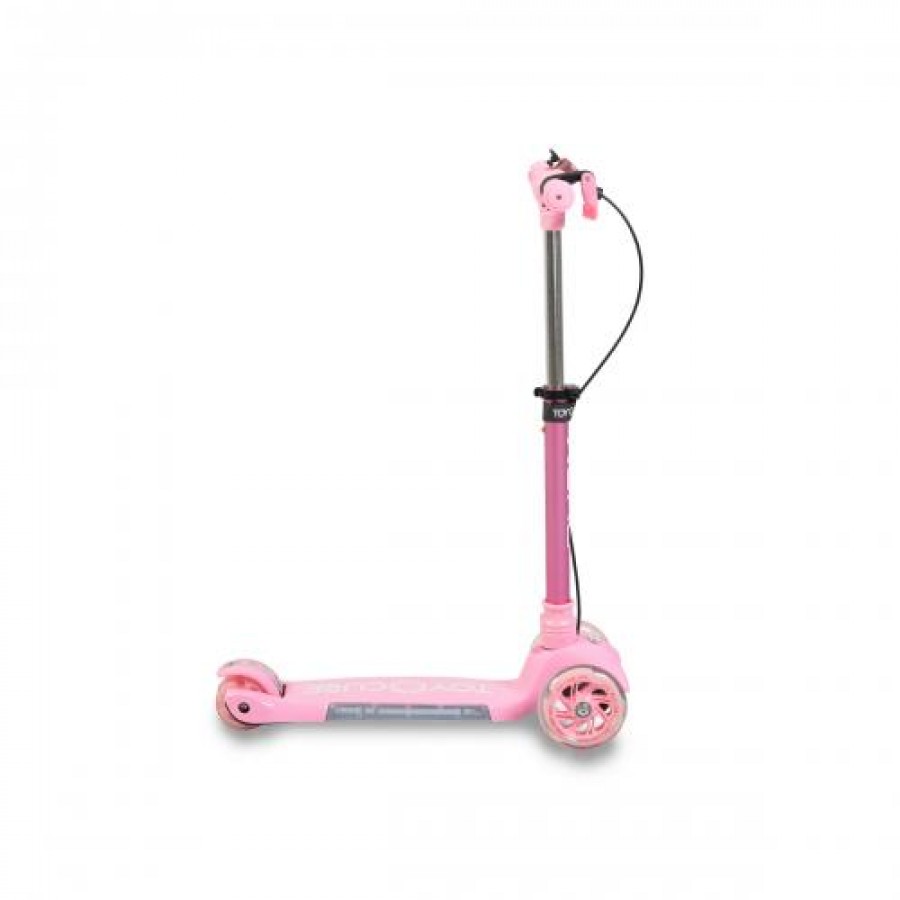 Byox Scooter Toy Cube με Φρένο και Κουδουνάκι Pink (3800146225544)